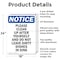 Signmission Please Clean Up After Yourself, 18 in W x Rectangle, Aluminum OS-2PACK-NS-A-1824-V-17350 - alternate 4